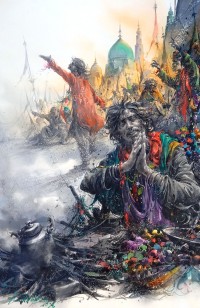 Ali Abbas, 15 x 22 inch, Watercolor on Paper, Figurative Painting, AC-AAB-327